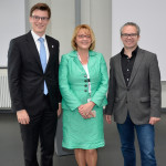 Kai Whittaker (MdB), Doris Oesterle, Vorsitzende der CDU-Frauen Union des Kreisverbands Rastatt, und Hauaton-Geschäftsführer Marcus Reuter (v.l.n.r.).